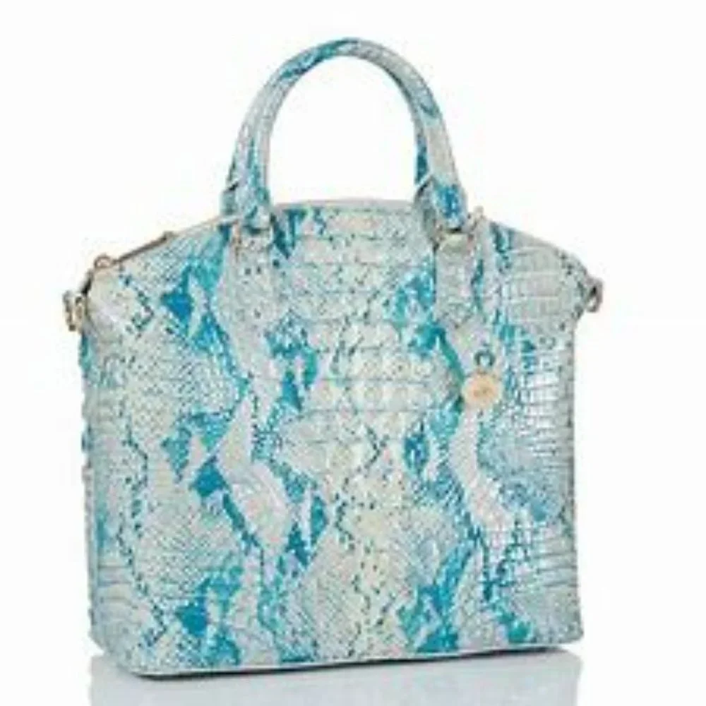 Brahmin $345 Large Duxbury Satchel Mesmerized Melbourne NWT!
